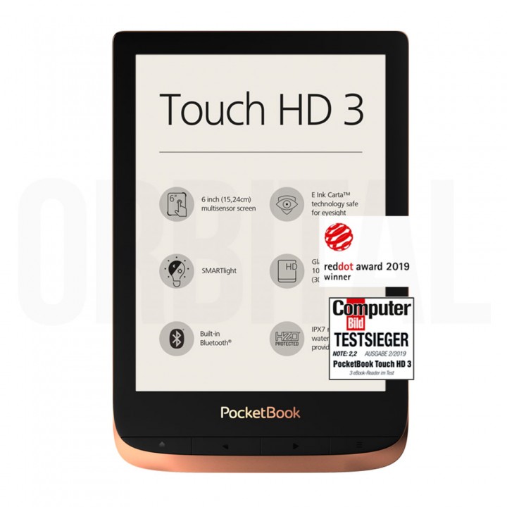 Электронная книга (ридер) PocketBook Touch HD 3 (PB 632) Spicy Copper (медный)