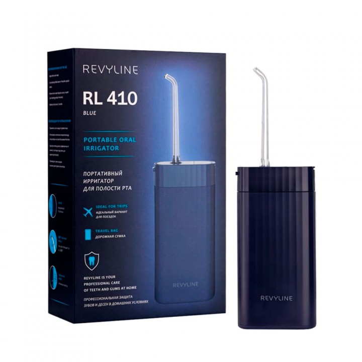 Ирригатор портативный для полости рта Revyline RL 410 Blue