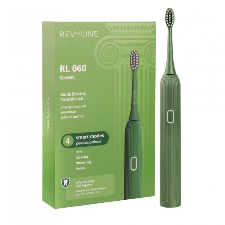 Электрическая звуковая зубная щетка Revyline RL 060 Green